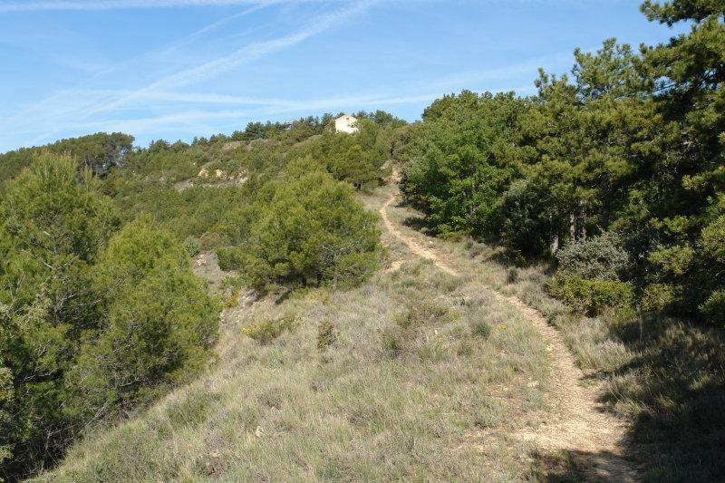 San Migel ermitara igotzeko bidea, Ekialdeko bizkarretik gora