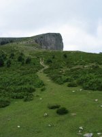 Txolopeko aldapa lepotik