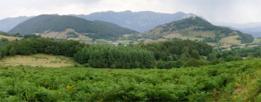 Elosta eta Santa Barbara iparrekialdetik ikusita