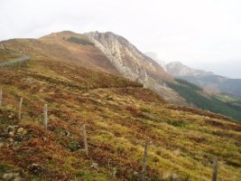 Oriol Kurutzetako lepotik igotzen
