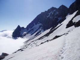 Bujaruelo mendatetik Sarradetseko aterpera bidean