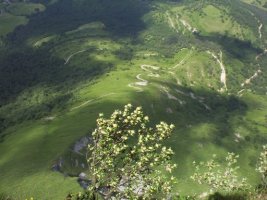 tontorreko beheko ikuspegia, behean Agiñigako igoera