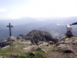 En la cima de Udalaitx