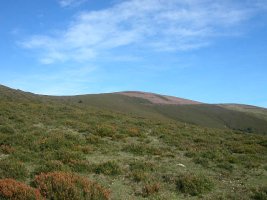 Zalamaren perfila. Agueratik igotzen den bidetik
