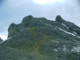 Ultima rampa que hay que subir en ziz zaz devido a la inclinacion del terreno