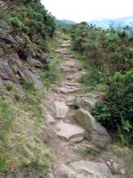 GR10a mendebaldeko isurialdean zehar