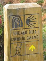 Donejakue bidearen seinalea