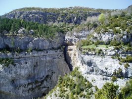 Caprariza erreka Añiscloko arroiletik ikusita