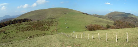 Mendiaundi, mendebaldean