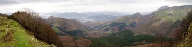 Agaotz eta Sarastarri arteko lepotik gertu IM ikuspegia