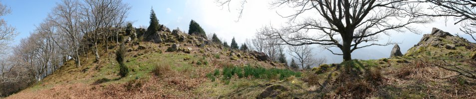 Tontorraren inguruak, hegoaldeko bizkarretik