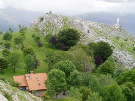 Aterpea eta Inazio Donea Xoxotetik ikusita