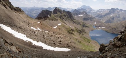 Pecicoko aintziretatik Gran Fachara igotzen den bidetik ekialdera ikuspegia