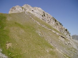 Mendebaldeko tontorra ekialdetik ikusita