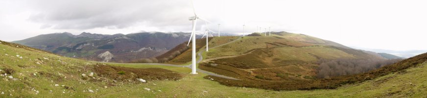 Gainlabur lepoa eta ekialdera ikuspegia Keixtuigañeko maldetatik ikusita