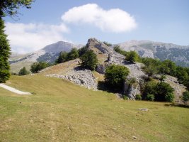 Hego-mendebaldetik ikusita