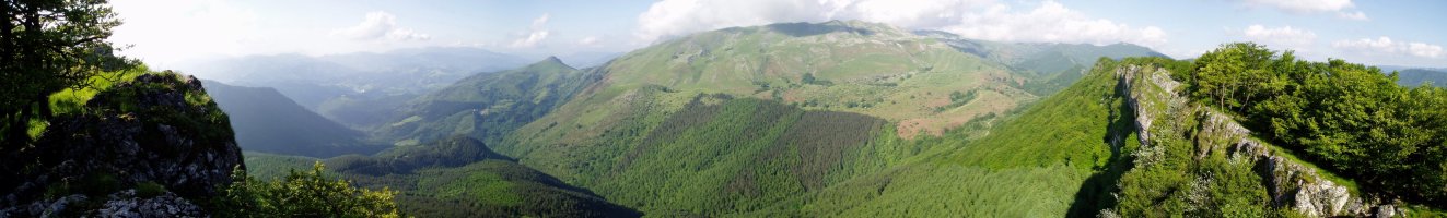 Ekialdeko gandorra eta iparraldera ikuspegia