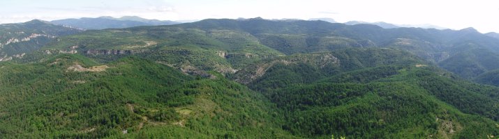 Gailurretik iparralderako panorama