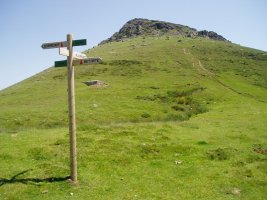 Zuretako lepotik ikusita, hego-mendebaldetik