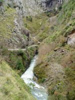 Urdóneko arroilaren behealdeko pasarte bat