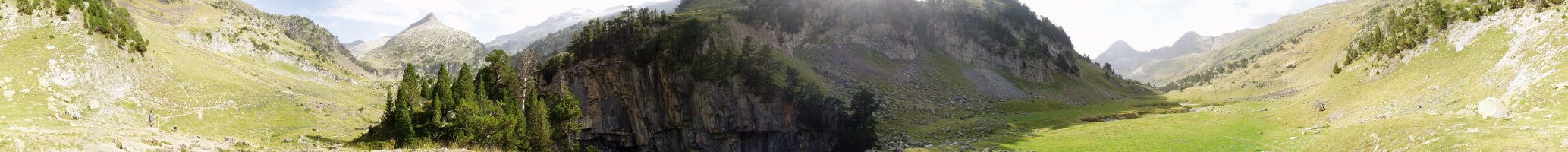 Forau dels Aiguallutsen 360ºtako ikuspegia