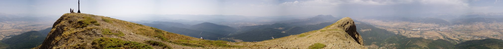 Mendebaldeko gandorretik 360ºtako ikuspegia