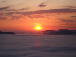 Amanecer desde Udalaitz