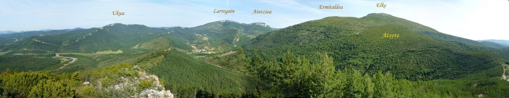 Panorama Zalakarteko gailurretik