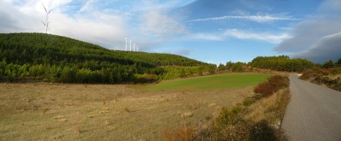 Parke eolikoaren errepidea