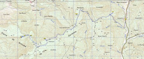 MAPA: Artxuba, Mendigaina, Salbatore