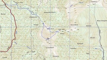 Adi eta inguruko megalitoak Urkiagako mendatetik