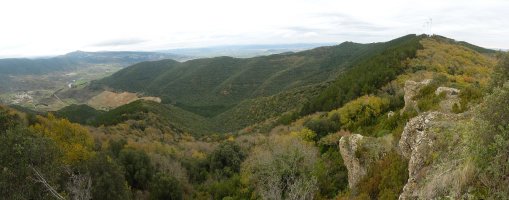 Panorama Aritzdigorriko gailurretik