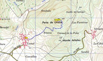 MAPA: Untzueko Harria