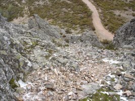 INICIO DE LA TREPADA A PEÑA DEL HUEVO