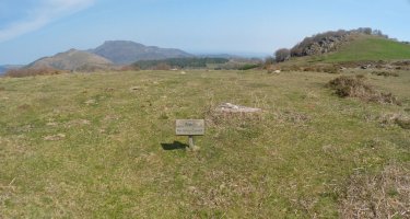 Kartelak Orizki1 adierazten badu ere, Pagolletako harrespilaren ondoan dago