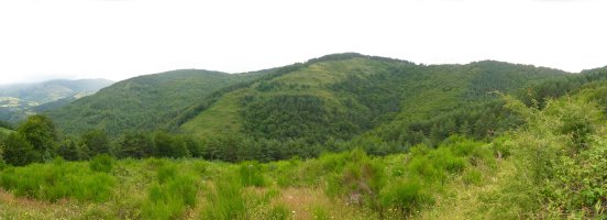 Lizarragako gainak mendebaldetik