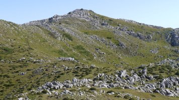 Kurutzeaga tontorra Hegoaldetik ikusita