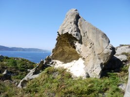 Barrutik hustutako arkaitza Gastarrotz aldean