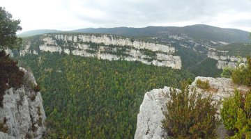 Arbaiungo arroilaren erdialdea Peñakornotako talaiatik