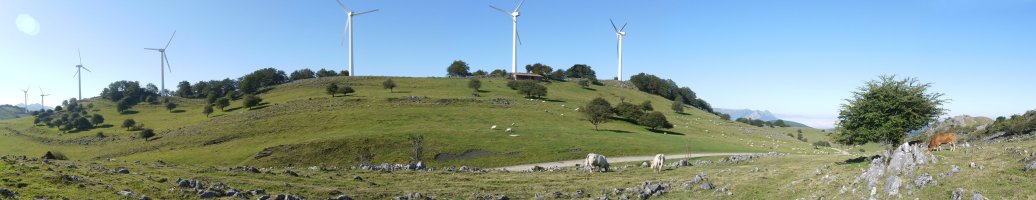 Tontorra eta inguruak, Iparraldeko muinotik ikusita