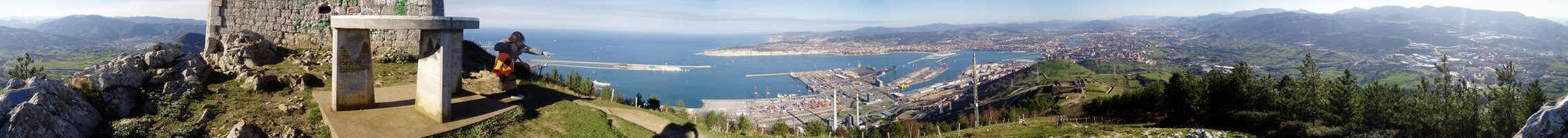 Dorrearen ondotik 360ºtako ikuspegia