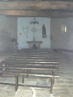 Aitziberko baselizaren barrualdea