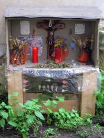 Santa Krutz ermita Huitzi inguruan