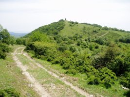 Mendebaldetik gerturatzen den bidetik ikusita