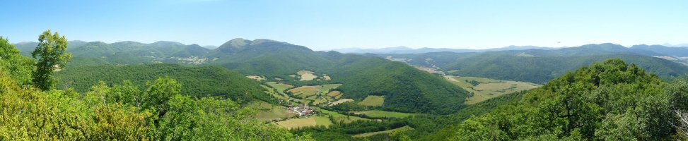 Anue ibarreko panorama zabala