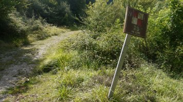 Bidearen amaiera iragartzen duen seinalea