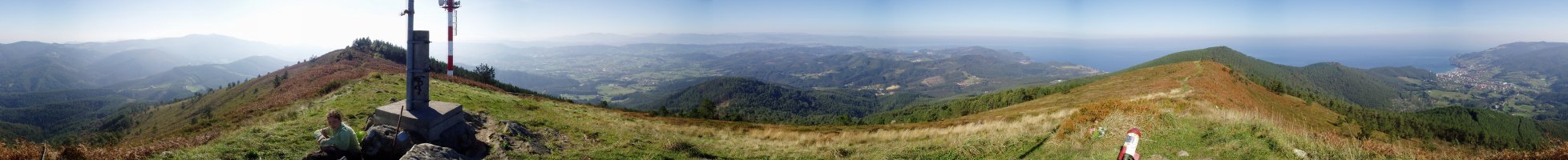 Tontorretik 360ºtako ikuspegia