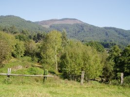 Maruri-Jatabeko San Lorenzo elizaren ingurutik ikusita