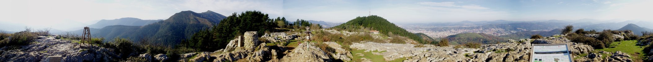 Tontorretik 360ºtako ikuspegia