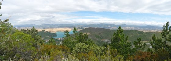 Paisaia mugatua Txapardiako gailurretik